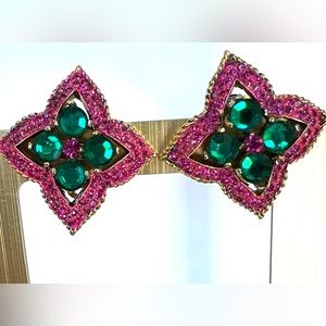 Jay Feinberg (Strongwater)rare Quatrefoil earrings